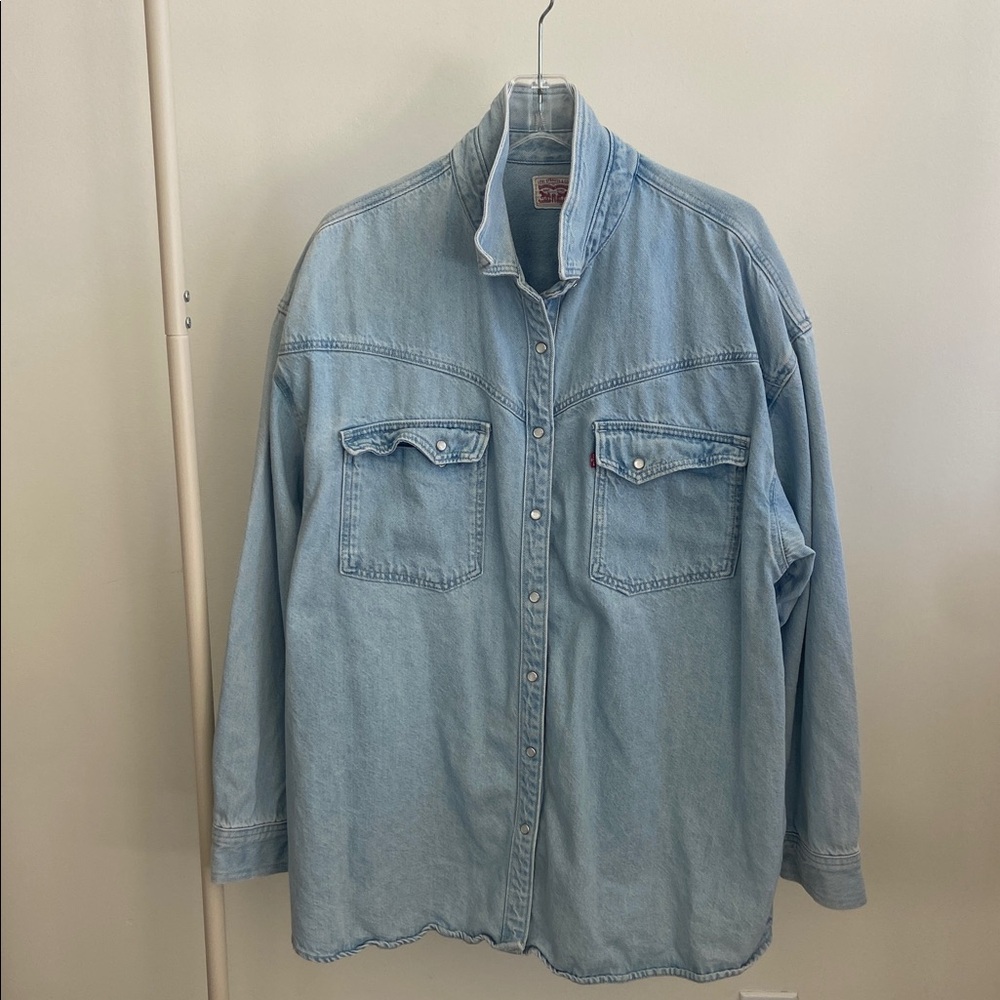 Levi Strauss & Co. Denim Shirt Western Style XL Vintage
